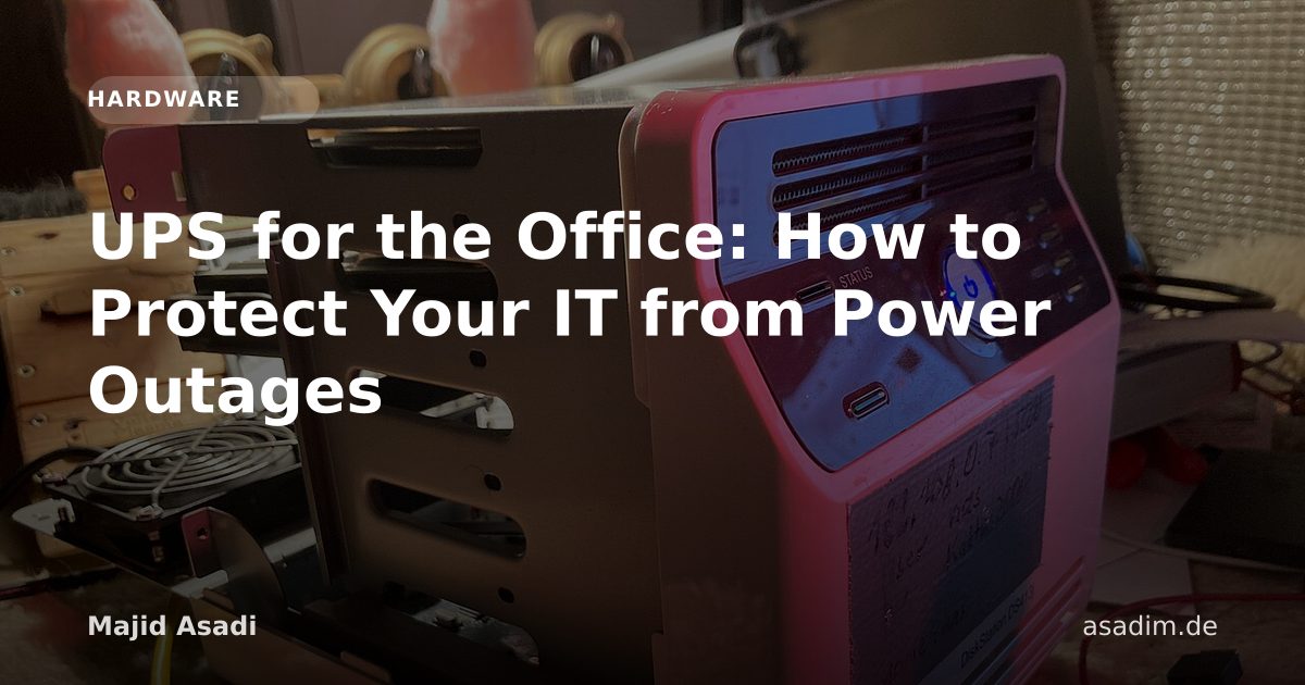 UPS for the Office: How to Protect Your IT from Power Outages