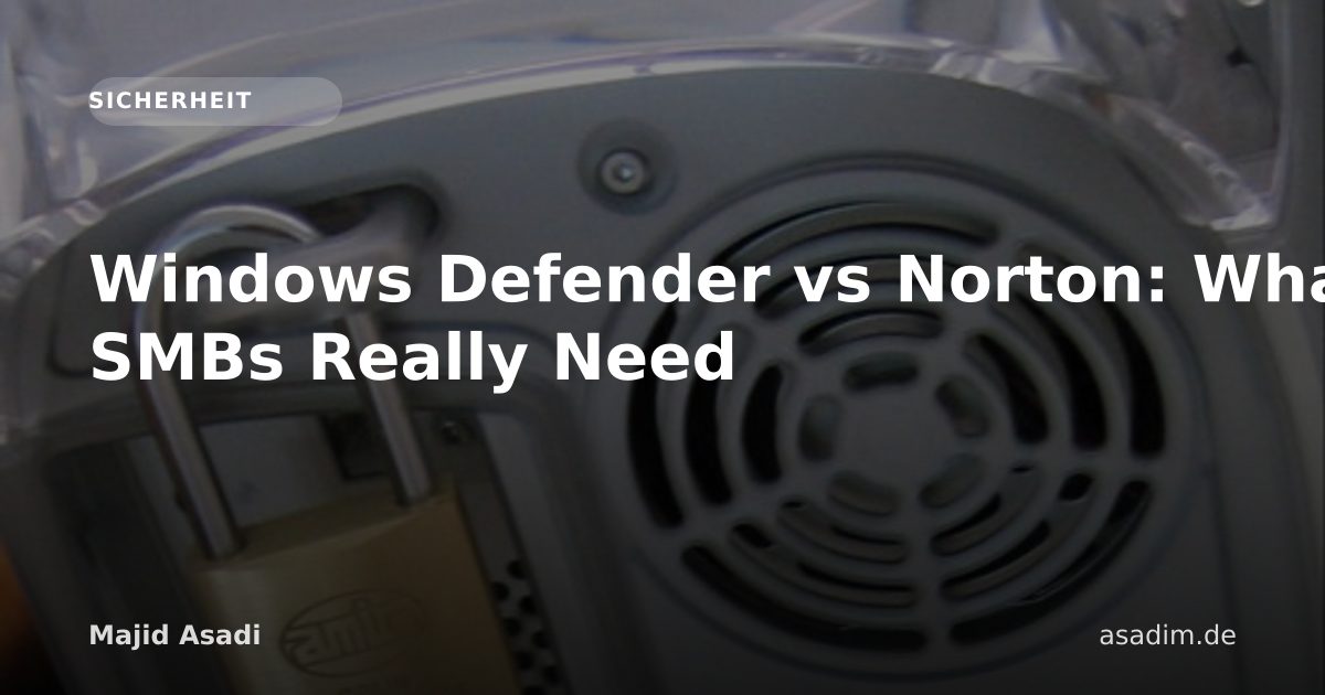 Windows Defender vs Norton: What SMBs Really Need